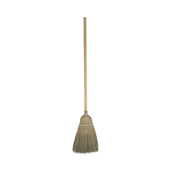 Boardwalk Warehouse Broom, Corn Fiber Bristles, 56" Overall Length, Natural BWK932CEA